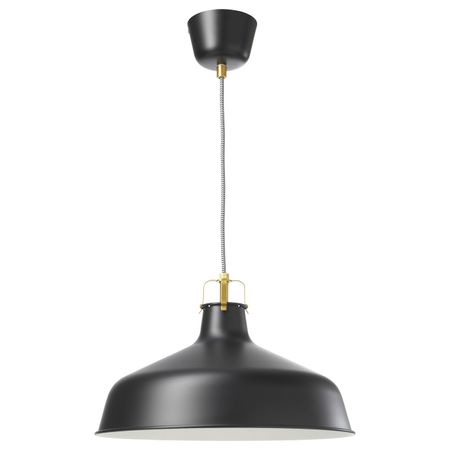 Подвесной светильник, черный 38 см IKEA RANARP РАНАРП 903.909.57