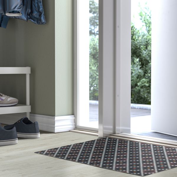 Придверный коврик, разноцветный, 60x90 см IKEA SEKRETESS 405.898.61 - фото 4