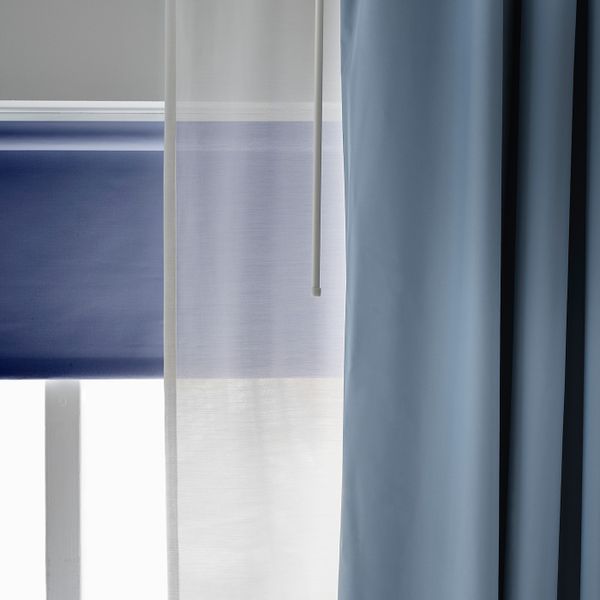 Блокирующая свет гардина, 1 шт., синий 210x300 см IKEA BENGTA БЕНГТА 504.544.61 - схема-чертеж с размерами