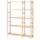 IVAR 2 секции/полки - сосна 134x30x179 см