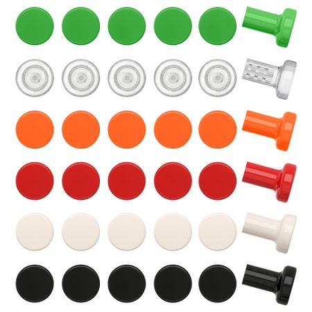 Ручка мебельная СЭТТА, разные цвета (24 мм)