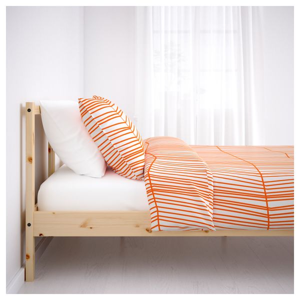 Каркас кровати ФЬЕЛЬСЕ, сосна, Лурой (90x200 см) - фото 2