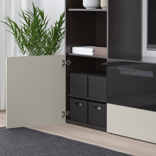 Коробка с крышкой, черный 25x35x10 см IKEA TJENA ТЬЕНА 003.954.88 - фото 4