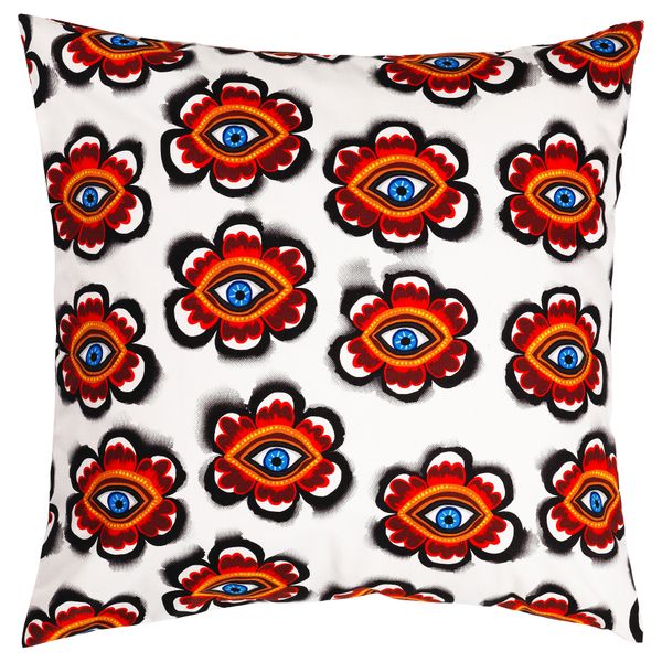 Чехол на подушку СТУНСИГ, цветочный глаз (65x65 см) - схема-чертеж с размерами