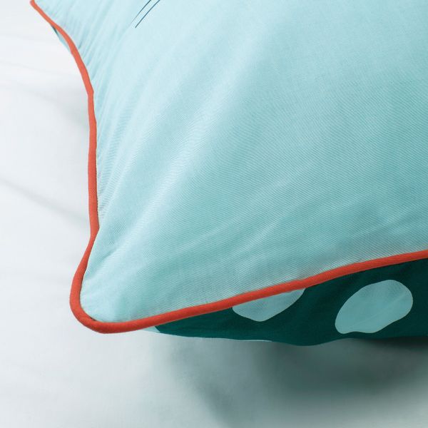 Пододеяльник и наволочка, лоскутный/игрушки 150x200/50x70 см IKEA KÄPPHÄST КЭППХЭСТ 304.557.39 - фото 7