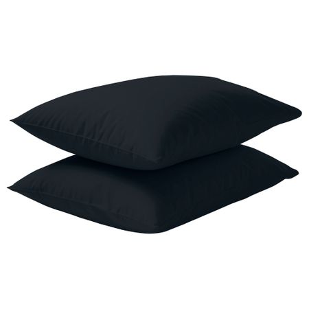 Наволочка ДВАЛА, черный (50x70 см)