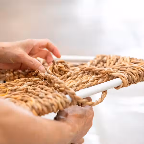 JUTEBODA ЮТЕБОДА Табурет - естественный/белый - фото 5