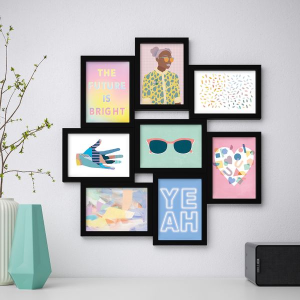 Открытка, Яркое будущее 13x18 см IKEA VÄXBO ВЭКСБУ 504.738.41 - схема-чертеж с размерами