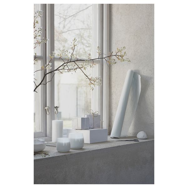 Формовая свеча, ароматическая ФРИСКХЕТ, Льняной бриз белый, белый (14 см) - фото 3