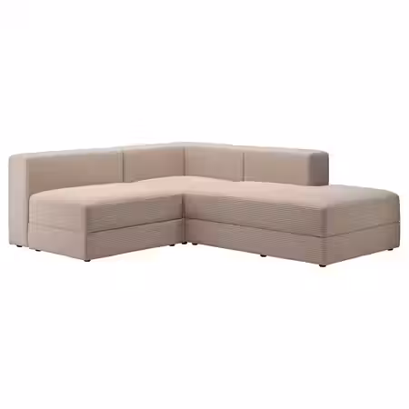 JÄTTEBO 2,5-местный угловой диван + козетка - правый/самласа серо-бежевый