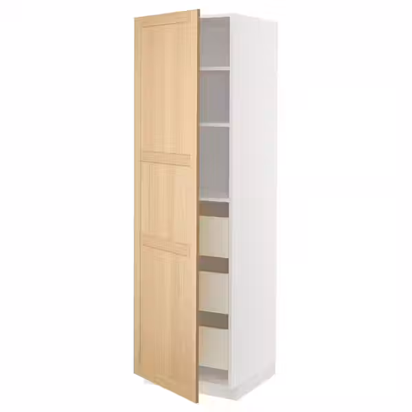 METOD / MAXIMERA Высокий шкаф с ящиками - фото 1