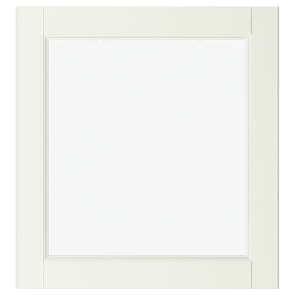 Стеклянная дверь ВАСБУ, белый (60x64 см) - схема-чертеж с размерами