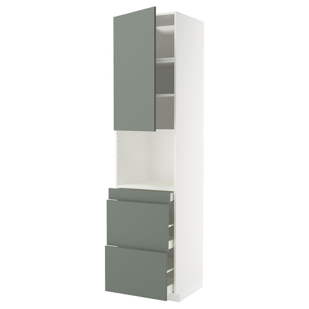 Высокий шкаф для СВЧ, дверца,3ящика IKEA METOD МЕТОД, MAXIMERA МАКСИМЕРА 995.662.78 - фото 1