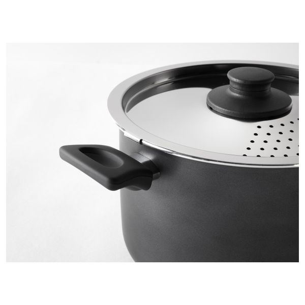 Кастрюля с крышкой, серый, 5 л IKEA ШЭНКА 903.734.77 - фото 4