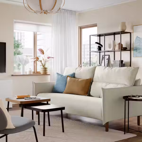 MANNARP 3-местный диван - Gunnared бежевый - фото 2