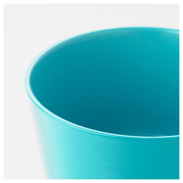 Кашпо ПАПАЙА, бирюзовый - схема-чертеж с размерами