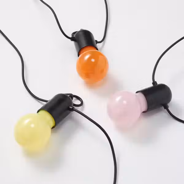 SOLVINDEN Гирлянда, 12 светодиодов - для сада/разноцветный - фото 4