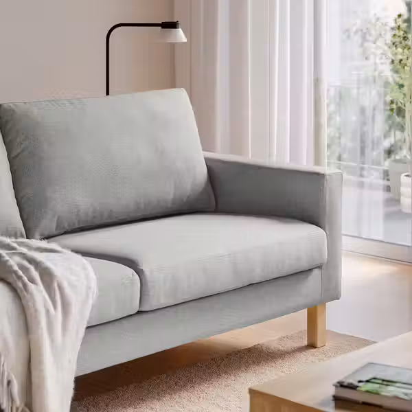 SALTSJÖBADEN САЛТСЁБАДЕН 3-местный диван - Tonerud серый - фото 2