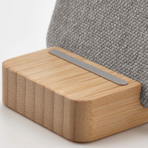 Подставка для беспроводной зарядки, бамбук IKEA NORDMÄRKE 504.899.98 - фото 3