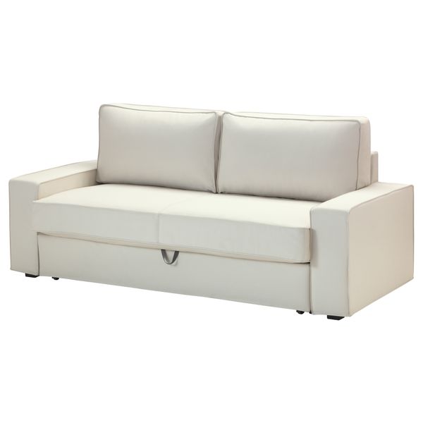 Диван-кровать 3-местный ВИЛАСУНД, Виттарид светло-бежевый - фото 1