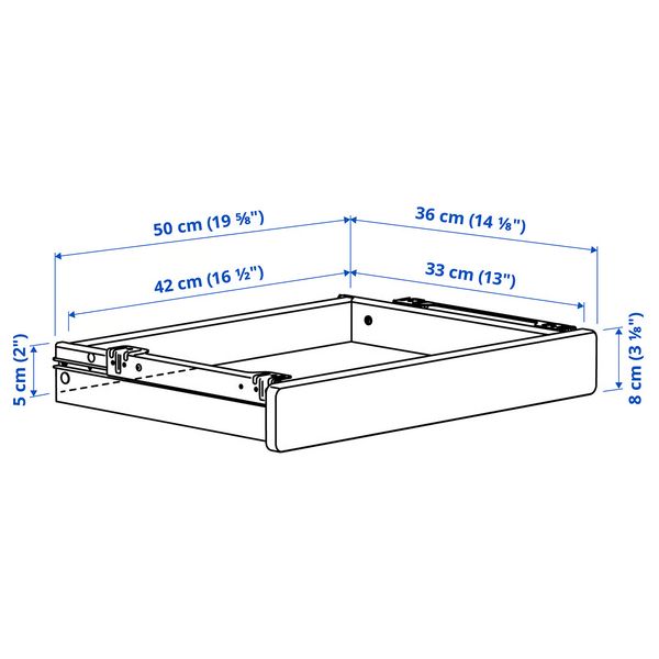 IKEA, дополнительный ракурс - схема-чертеж с размерами
