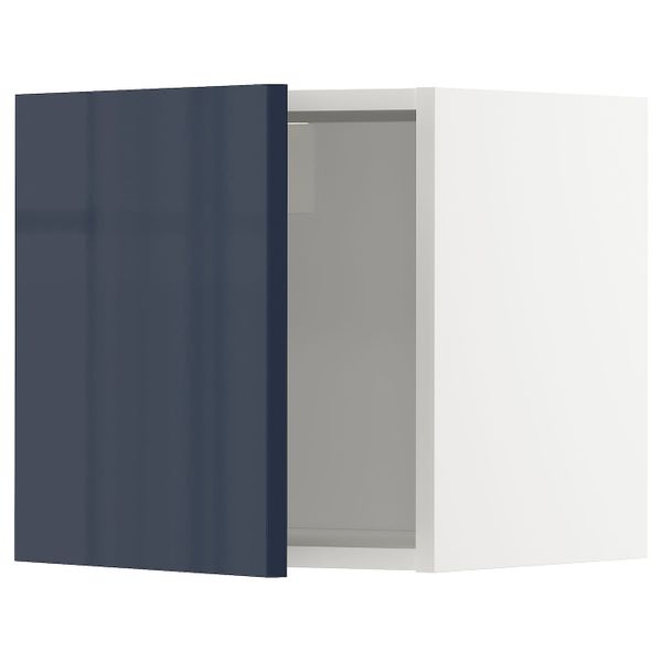 Шкаф навесной, белый/Ерста черно-синий 40x40 см IKEA METOD МЕТОД 092.755.56 - схема-чертеж с размерами