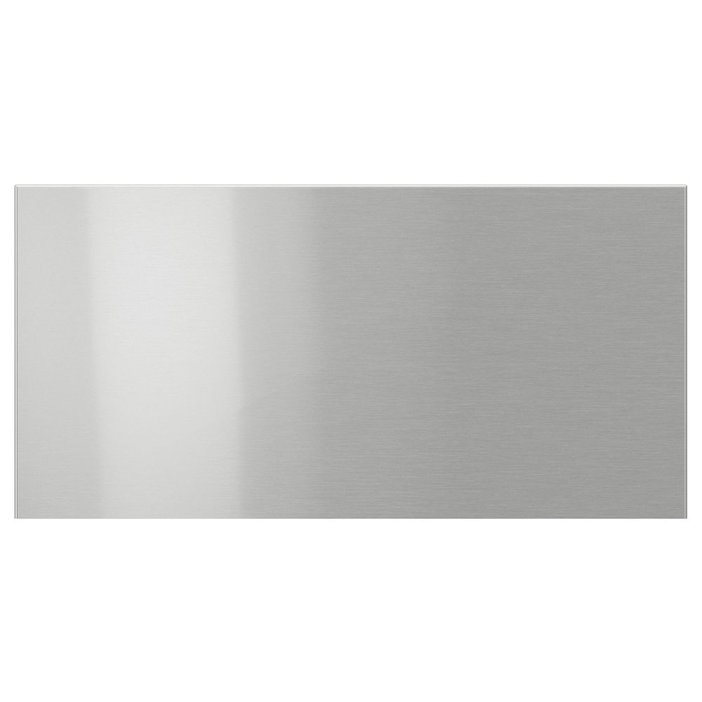 Фронтальная панель ящика, нержавеющая сталь 40x20 см IKEA ГРЕВСТА 203.971.51 - схема-чертеж с размерами