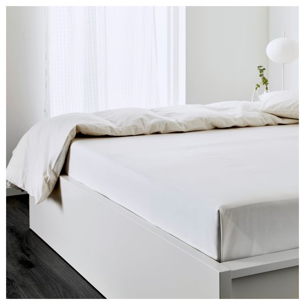 Простыня УЛЛЬВИДЕ, белый - схема-чертеж с размерами