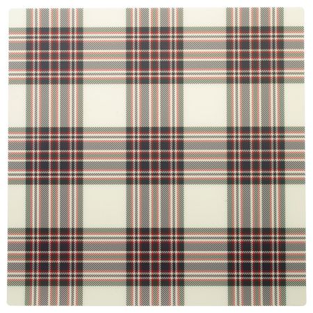 Салфетка под приборы ВИНТЕР 2018, клетчатый орнамент (37x37 см)