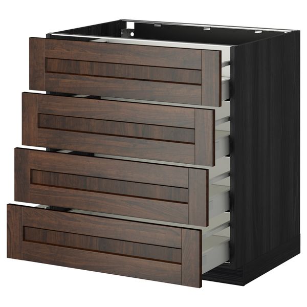 IKEA, вид спереди - схема-чертеж с размерами