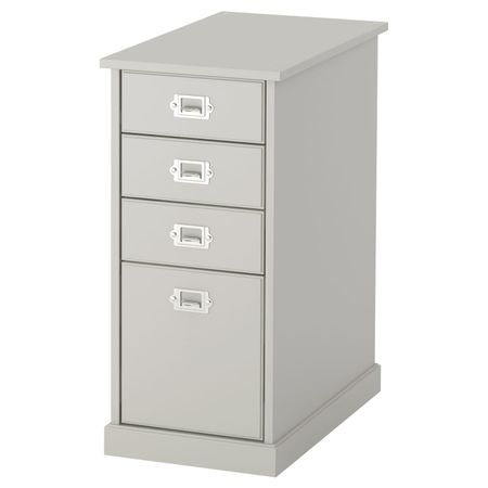 Тумба с ящиками, светло-серый 33x70 см IKEA KLIMPEN КЛИМПЕН 003.554.87