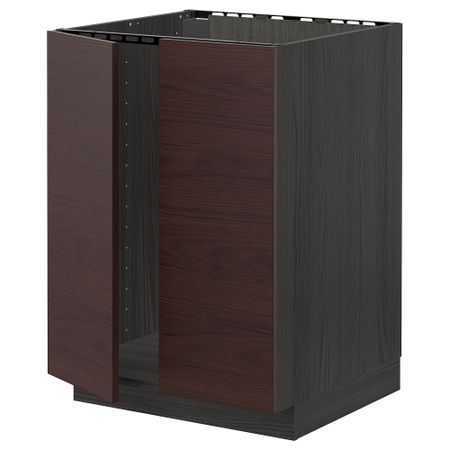 Напольный шкаф для мойки + 2 двери, 60x60 cm IKEA METOD МЕТОД 094.665.51