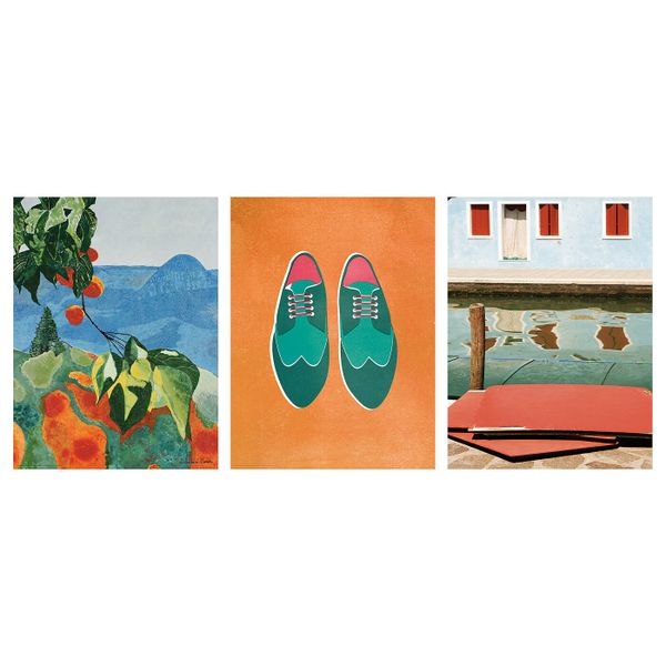 Постер, Яркие каникулы 30x40 см IKEA БИЛЬД 304.731.87 - схема-чертеж с размерами