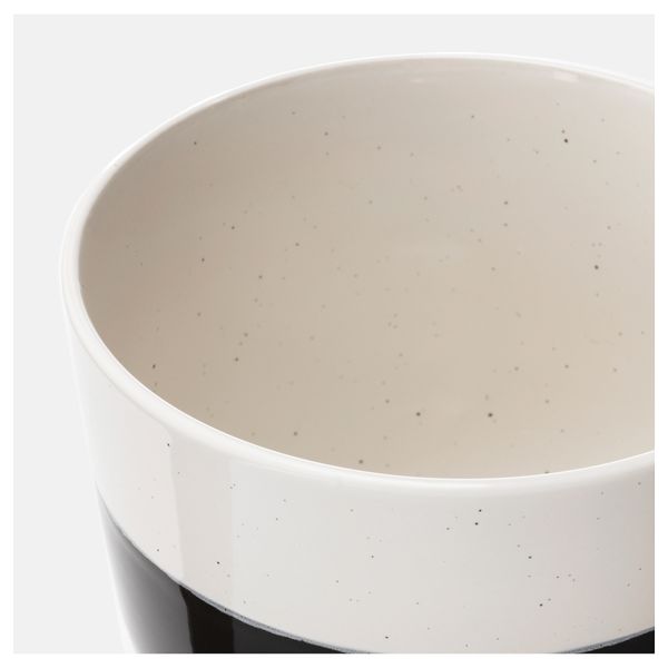 Кашпо СОММАР 2018, д/дома/улицы темно-серый темно-серый (12 см) - схема-чертеж с размерами