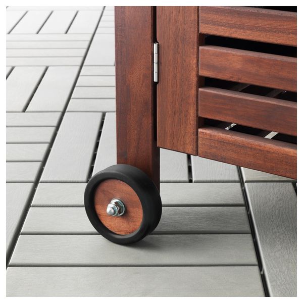 Модуль для хранения, садовый ЭПЛАРО / КЛАСЕН, коричневая морилка (77x88 см) - схема-чертеж с размерами