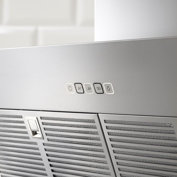 Колпак вытяжного шкафа стенного крепл, цвет нержавеющей стали IKEA BEMÖTA БЕМОТА 703.939.71 - фото 7