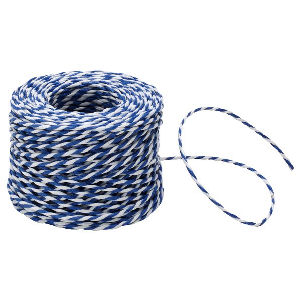 Веревка, белый/синий, 40 м IKEA ВИНТЕР 2019 504.344.49 - фото 1