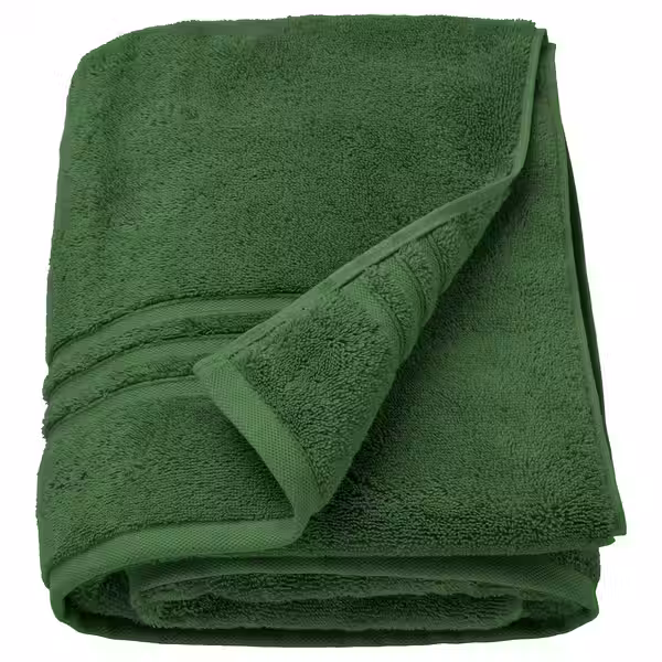 BROKGLIM БРОКГЛИМ Простыня банная - зеленый 100x150 см - фото 1