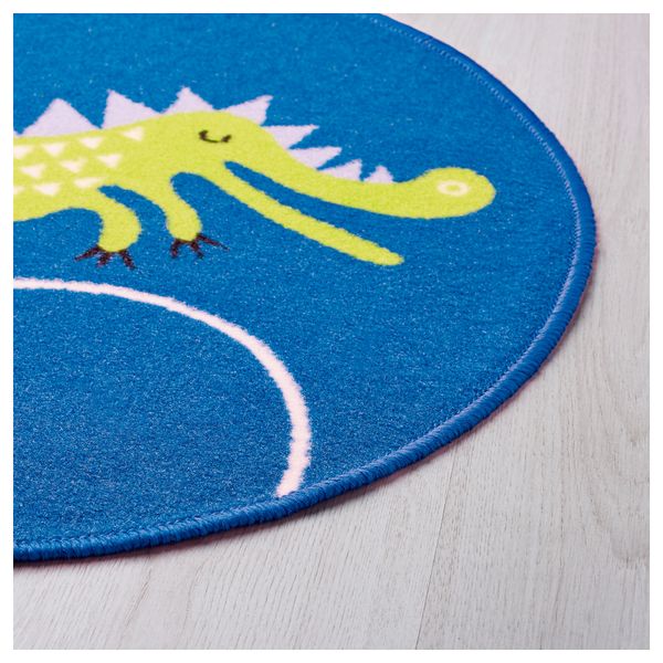 Ковер, короткий ворс БУЛЛРИГ, синий (67 см) - фото 3