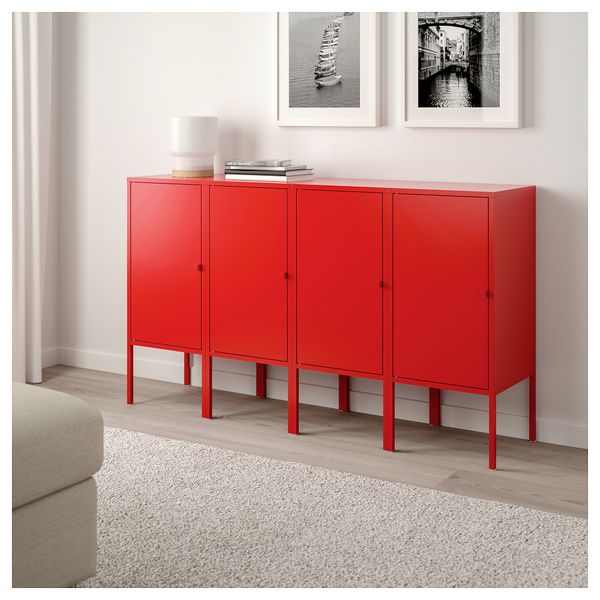 Комбинация для хранения ЛИКСГУЛЬТ, красный (140x82 см) - фото 2