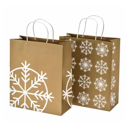 Подарочный пакет, золотой, 12x32 см/10 л IKEA ВИНТЕР 2019 004.623.07