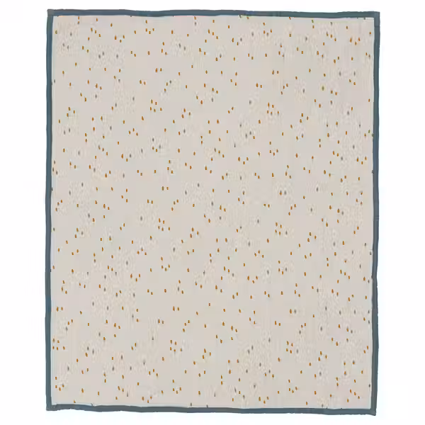 GULDVÄVARE ГУЛЬДВЭВАРЕ Одеяло детское - синий/белый точечный 80x100 см - фото 2