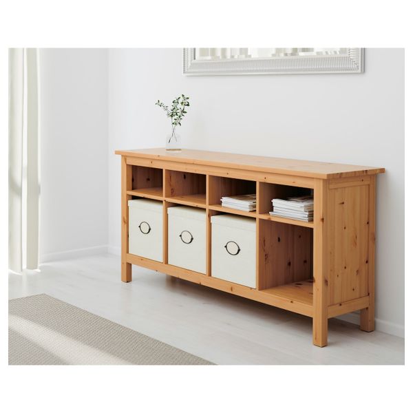 Консольный стол, светло-коричневый 157x40 см IKEA HEMNES ХЕМНЭС 203.886.46 - фото 2