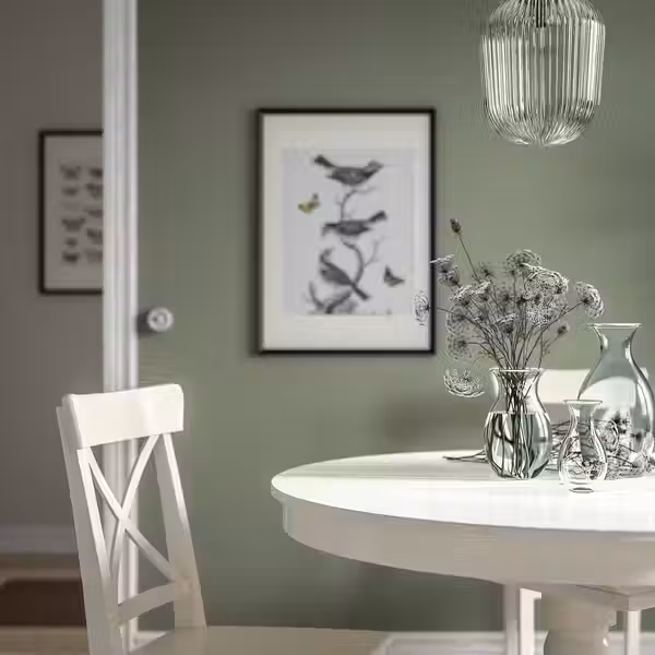 BERGKÖRSBÄR БЕРГКЁРСБЭР Ваза - стекло/зеленый 20 см - фото 3