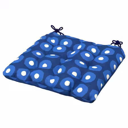 KLÖSAN КЛЁСАН Подушка на садовый стул - темно-синий 36x32 см