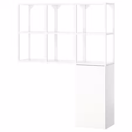 ENHET Комбинация д/хранения - белый 120x32x150 см
