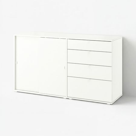 VIHALS Комбинация д/хранения - белый 165x47x90 см