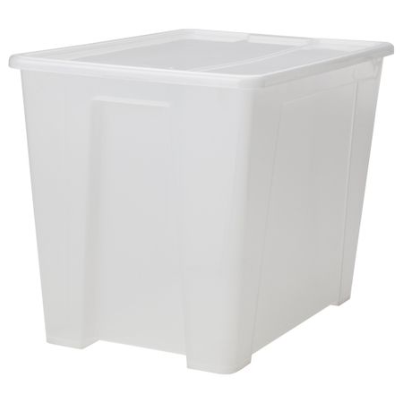 Контейнер с крышкой САМЛА, прозрачный