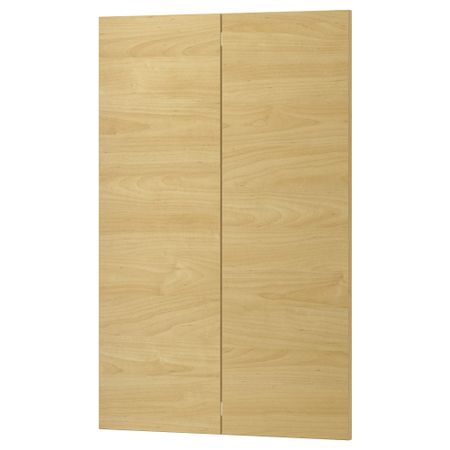 Дверца для напольного углового шкафа, 2 штуки ТИНГСРИД, под березу (25x80 см)