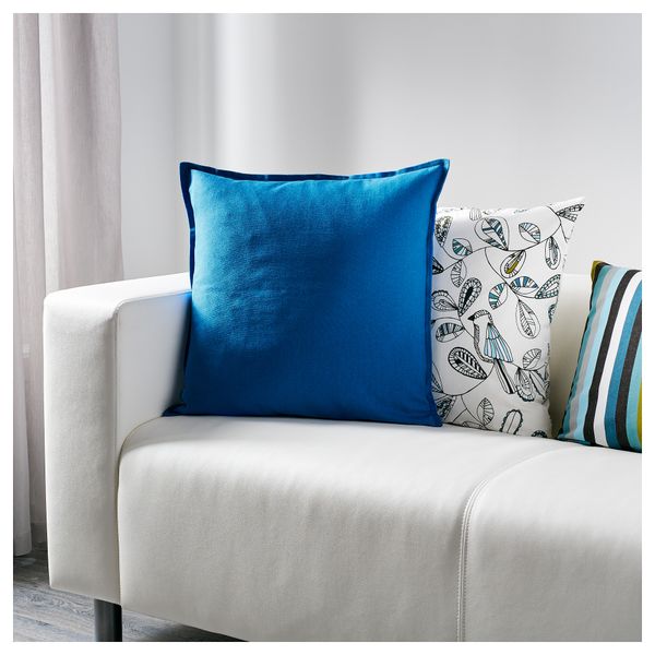 Чехол на подушку ГУРЛИ, синий (50x50 см) - схема-чертеж с размерами